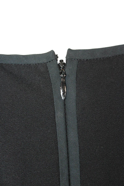 Carlisle Womens Sheath Dress Black Sleeveless Round Neck Knee Length Size 4