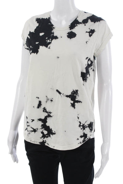 Zadig & Voltaire Women Basic T-Shirt Black Cotton Crew Neck Short Sleeve Size S
