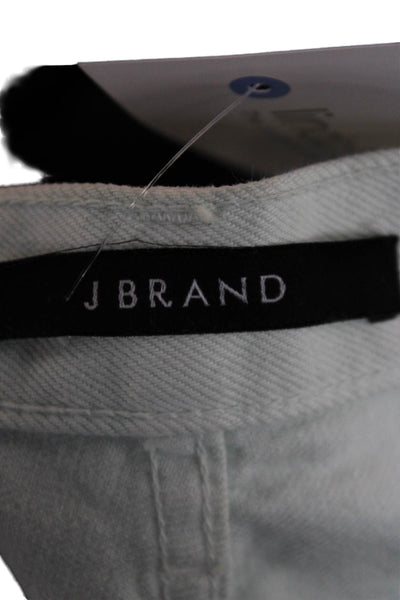 J Brand Womens Cropped Straight Jeans Light Blue High Rise Inseam 26 Size 25