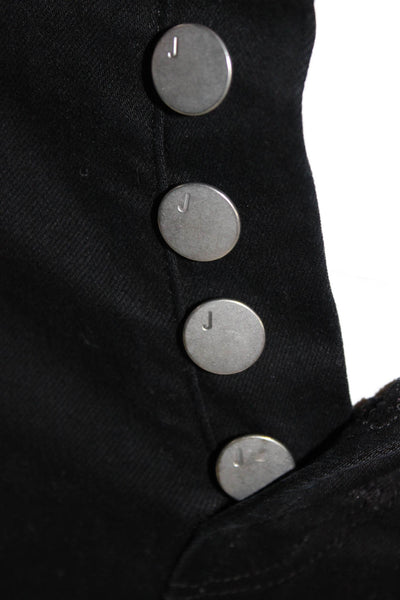 J Brand Womens Ankle Skinny Jeans Black High Rise Size 24