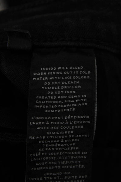 J Brand Womens Ankle Skinny Jeans Black High Rise Size 24