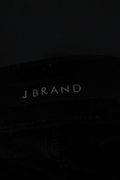 J Brand Womens Ankle Skinny Jeans Black High Rise Size 24