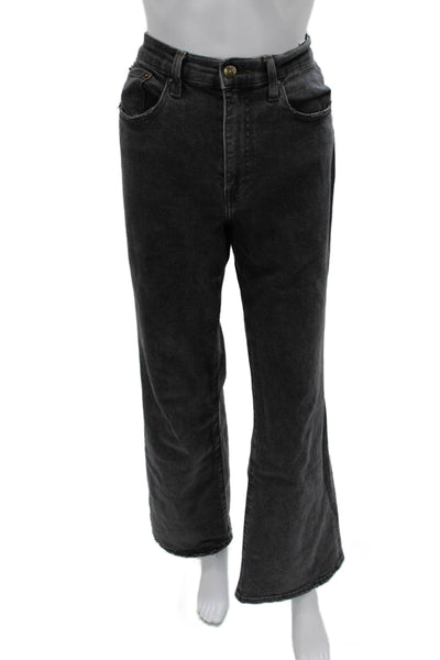 Pistola Womens Flared High Rise Dark Gray Jeans Size 28