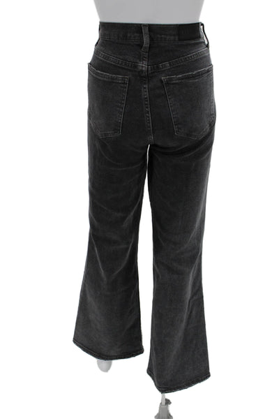 Pistola Womens Flared High Rise Dark Gray Jeans Size 28