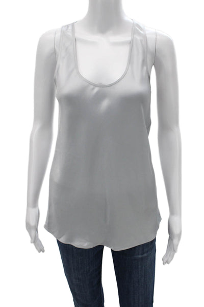 Elizabeth & James Womens Gray Sleeveless Camisole Round Neck Size S