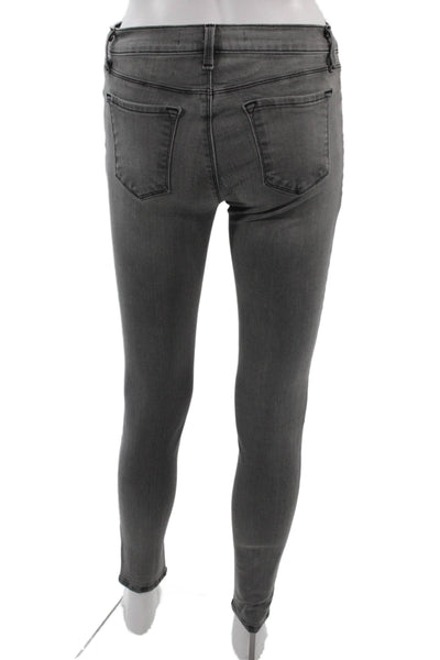J Brand Womens Skinny Ankle Gray Mid Rise Jeans Size 26