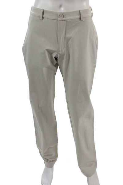 Vineyard Vines Mens Big Tall Chinos Beige Button Preppy Size 34