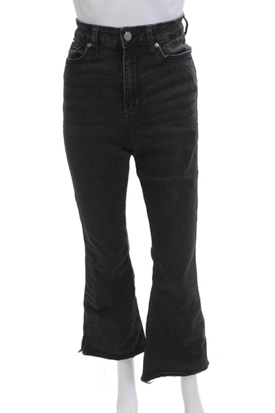 JBD Women Black Mid Rise Flared Jeans 28in Inseam Size 29