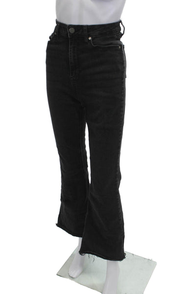 JBD Women Black Mid Rise Flared Jeans 28in Inseam Size 29