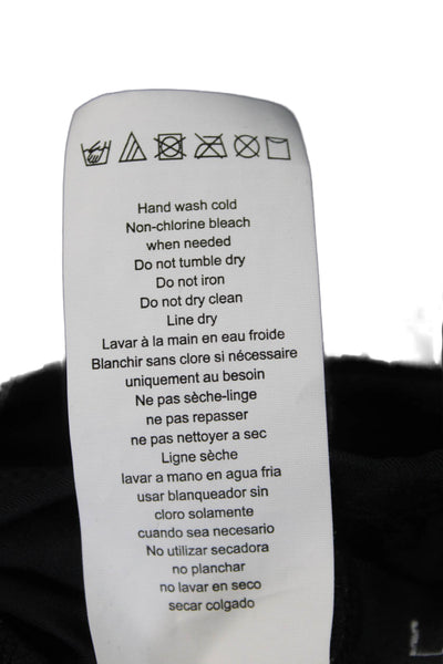 La Blanca Women One Piece Swimsuit Black Solid Size 12