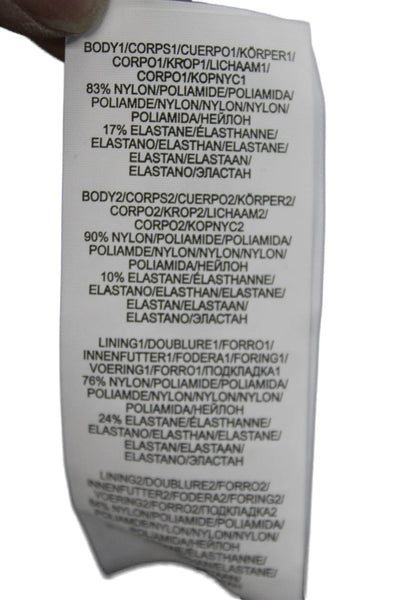 La Blanca Women One Piece Swimsuit Black Solid Size 12