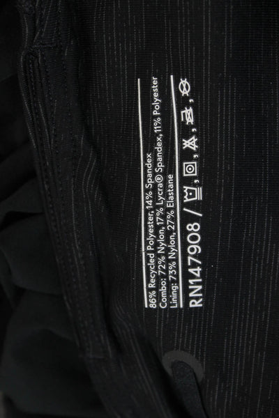 Outdoor Voices Unisex Black Zip Shorts Recycled Polyester Spandex Size S