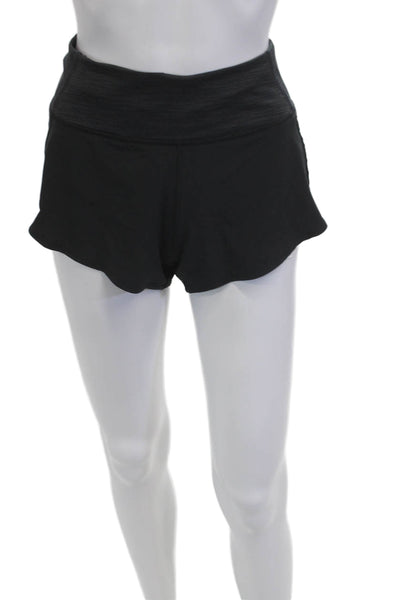 Outdoor Voices Unisex Black Shorts Recycled Polyester Spandex Size S