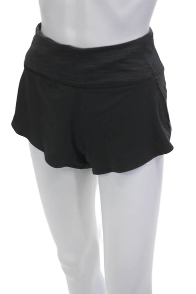 Outdoor Voices Unisex Black Shorts Recycled Polyester Spandex Size S