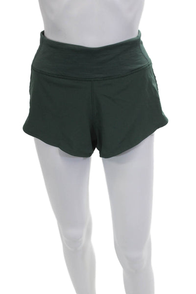 Outdoor Voices Unisex Green Shorts Recycled Polyester Spandex Size S