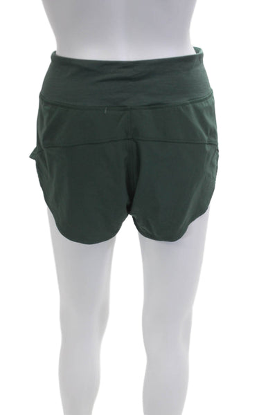 Outdoor Voices Unisex Green Shorts Recycled Polyester Spandex Size S