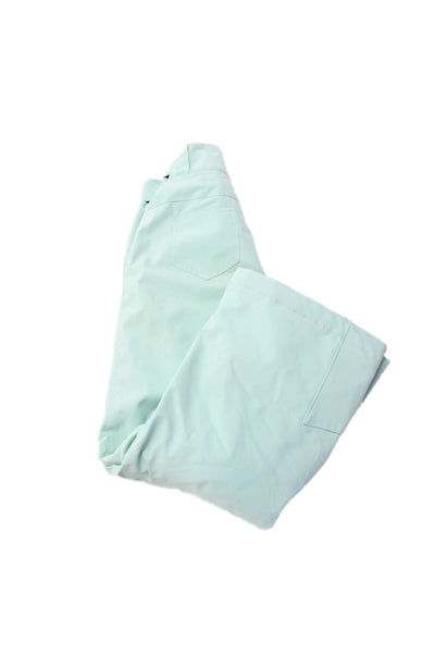 Rossignol Girls Wide-Leg Zippered Winter Ankle Ski Pants Green Size 8