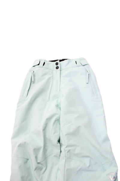 Rossignol Girls Wide-Leg Zippered Winter Ankle Ski Pants Green Size 8