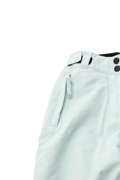 Rossignol Girls Wide-Leg Zippered Winter Ankle Ski Pants Green Size 8