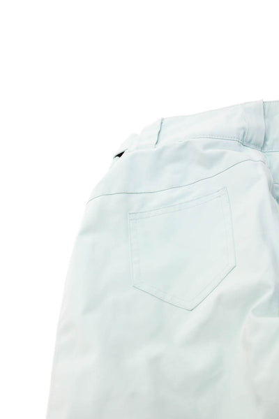 Rossignol Girls Wide-Leg Zippered Winter Ankle Ski Pants Green Size 8