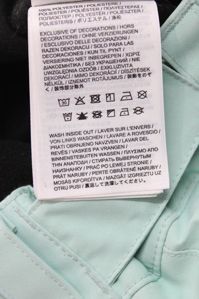 Rossignol Girls Wide-Leg Zippered Winter Ankle Ski Pants Green Size 8