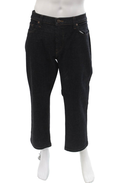 J Brand Mens Cropped Straight Dark Blue Jeans Size 38