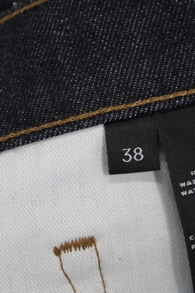 J Brand Mens Cropped Straight Dark Blue Jeans Size 38