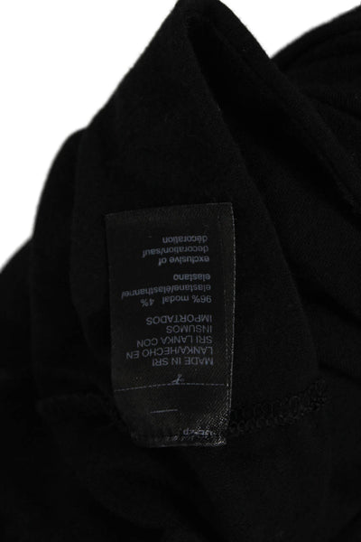 Calvin Klein Women Black Slip Dress Sleeveless Round Neck Size M