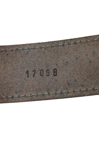 Streets Ahead Womens Velour Buckle Belt Maroon Size XS