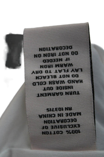 Nanette Nanette Lepore Women Shirt Dress White Square Neck Size 10