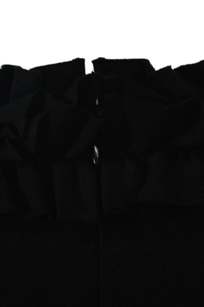 Trina Turk Womens Sheath Mini Dress Black Sleeveless Hook & Eye Size 0
