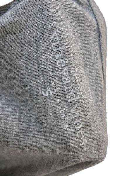 Vineyard Vines Mens Gray Beer Graphic Crew Neck Cotton T-Shirt Size S