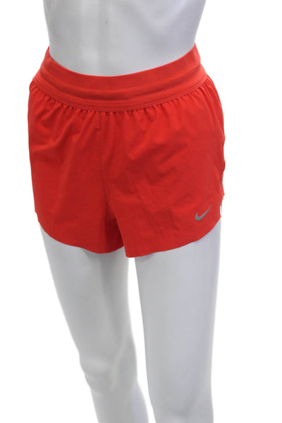 Nike Unisex Red Sports Nylon Blend Shorts Size XS