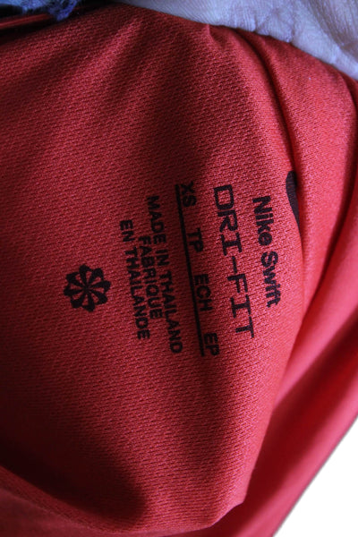 Nike Unisex Red Sports Nylon Blend Shorts Size XS