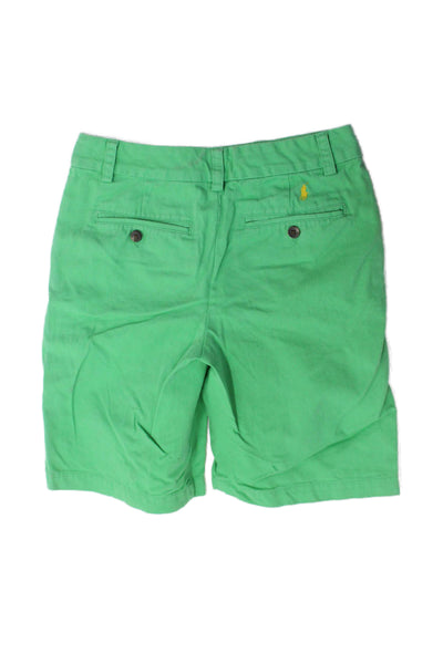 Polo Ralph Lauren Boys Cotton Chino Shorts Green Size 12