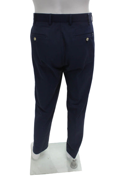 Peter Millar Mens Dress Pants Dark Blue Polyester Size 34