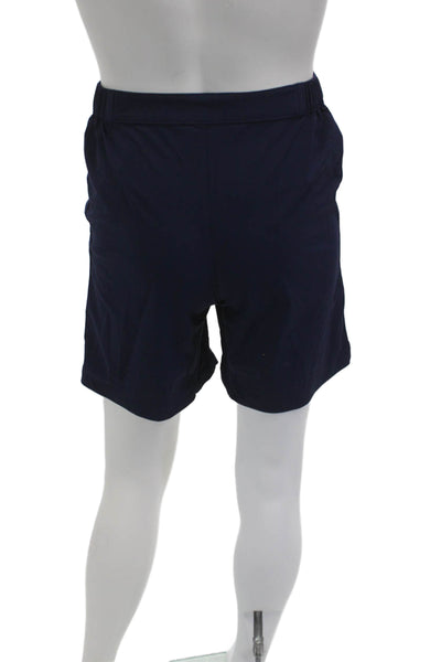 uomosport Mens Sports Shorts Dark Blue Polyamide Lycra Size L