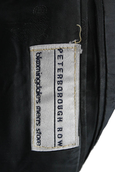 Peterborough Row Mens Cashmere Dark Blue Classic Collared Blazer Size 42