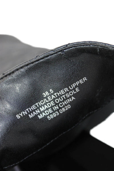 Kurt Geiger London Womens Stiletto Quilted Leather Knee High Boots Black 38.5