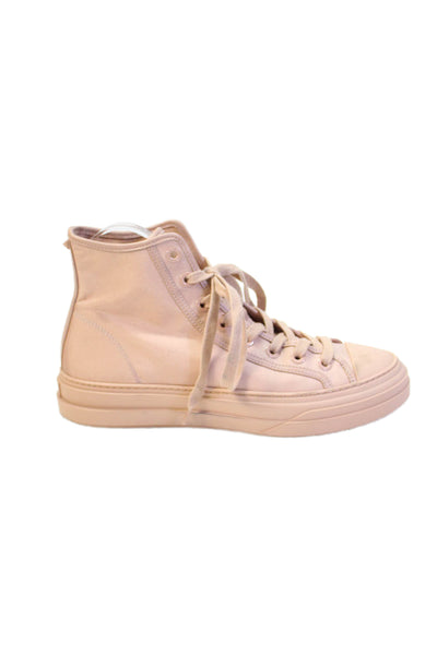 Valentino Garavani Womens Lace Up High Top Sneakers Pink Size 39 9