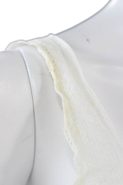 Zadig & Voltaire Womens White Camisole Square Neck Sleeveless Size XS