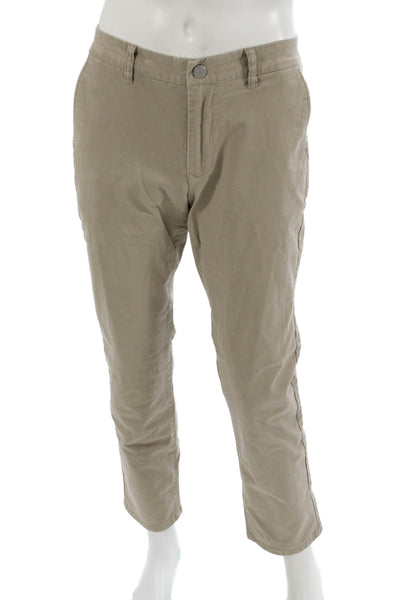 Bonobos Mens Chinos Beige Button Cotton Stretch Size 30