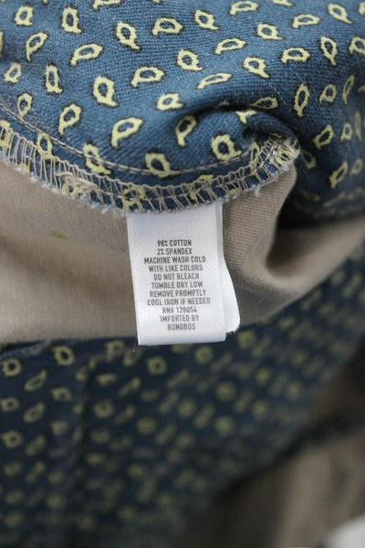 Bonobos Mens Chinos Beige Button Cotton Stretch Size 30