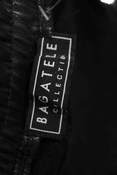 Bagatelle Unisex Jogger Pants Black Drawstring 90s Size M