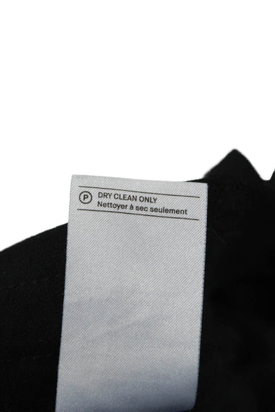 Vince Womens Ankle Cropped Black Drawstring Pants Petites Size S