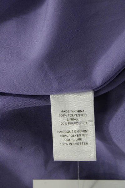 CeCe by Cynthia Steffe Women Fit & Flare Sundress Purple V-Neck Size 2