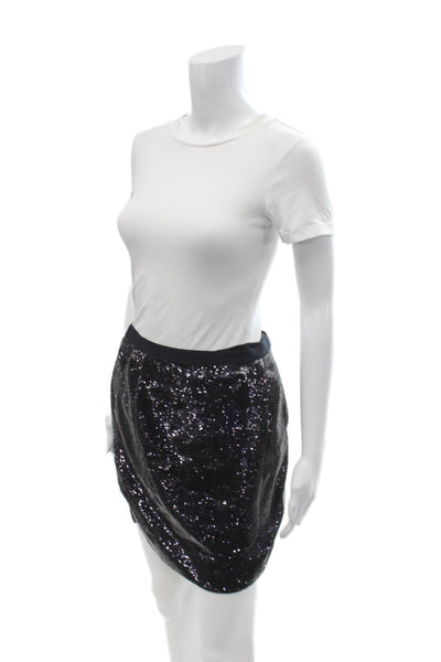 J Crew Womens Black Mini Pencil Skirt Size 00