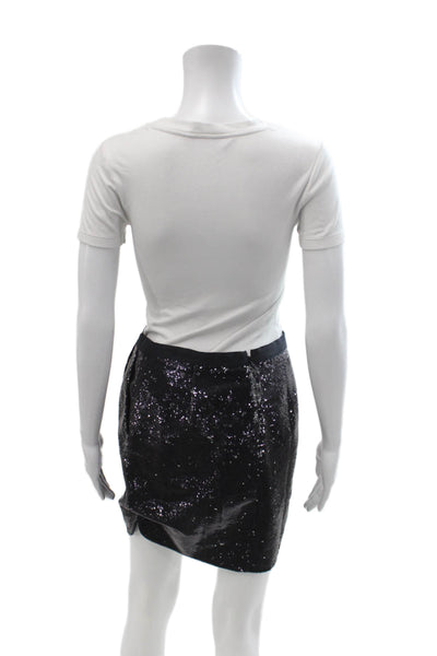 J Crew Womens Black Mini Pencil Skirt Size 00