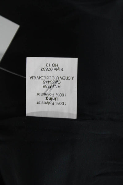 J Crew Womens Black Mini Pencil Skirt Size 00