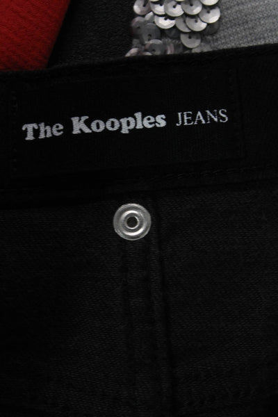 The Kooples Women Black Mini Skirt Size S
